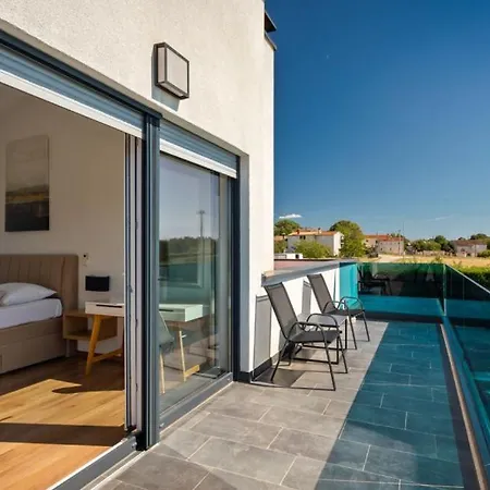 Modern Zara With Pool In Visnjan Radossi